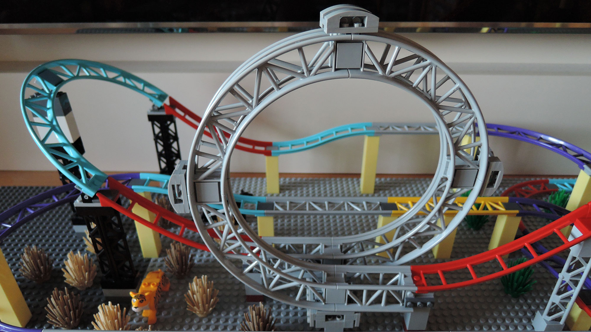 Lego Roller Coaster Loop Track
